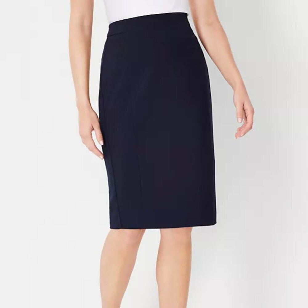 Ann Taylor Classic Navy Pencil Skirt